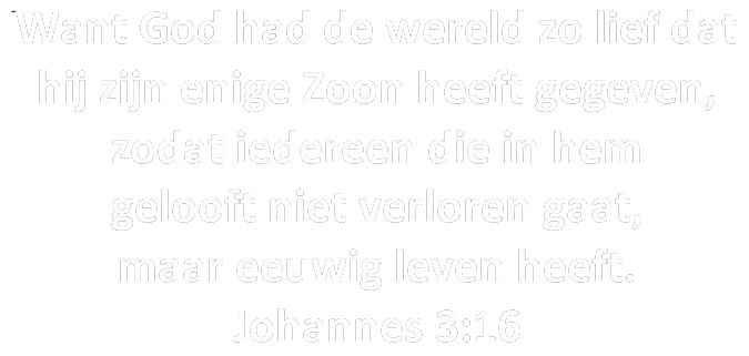 Bijbelvers Johannes 3:16